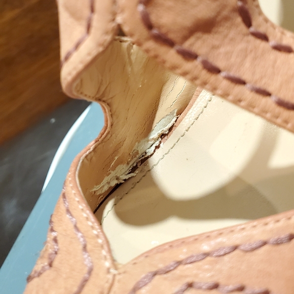 Jessica Simpson Stevania Peach Wedges - Picture 8 of 8